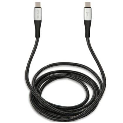 Καλώδιο γρήγορης φόρτισης TUMI TUCCSSUSBC USB-C σε USB-C 1,5m, μαύρο