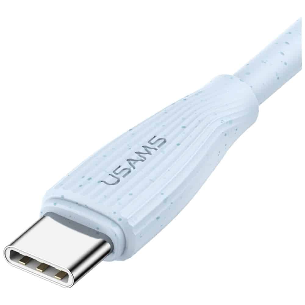 Καλώδιο USAMS Green Series SJ714 18W 3A USB-A σε USB-C 1m ροζ - Image 3