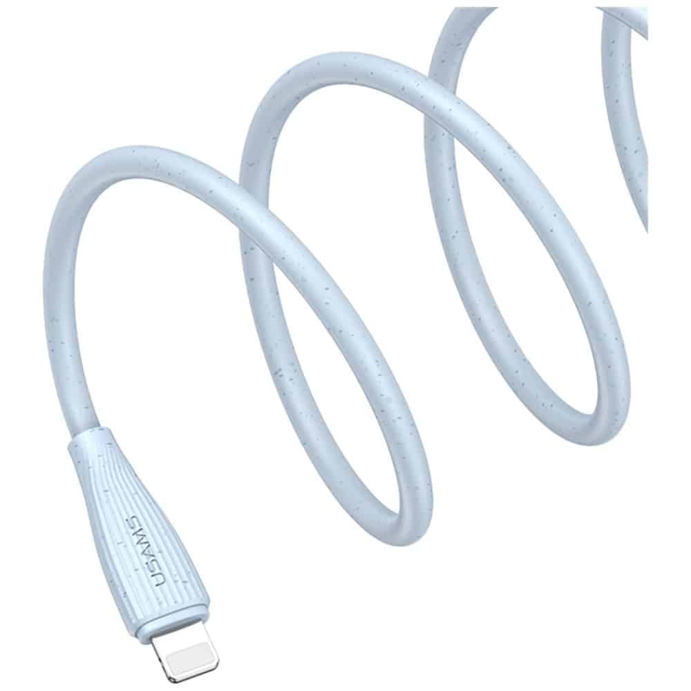 Καλώδιο USAMS Green Series SJ717 30W USB-C σε Lightning 1m ροζ - Image 3