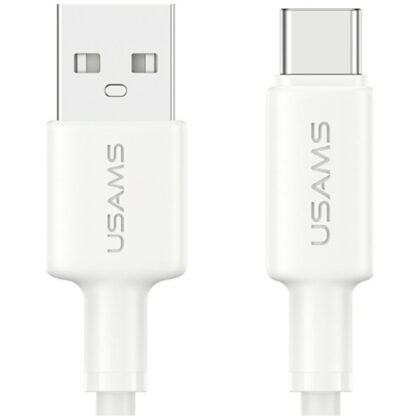 Καλώδιο USAMS U90 3A USB-A σε USB-C λευκό