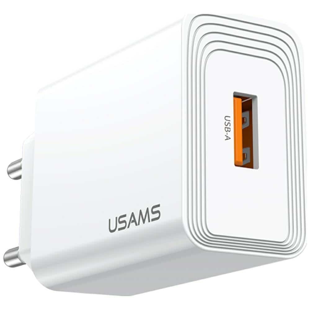 Φορτιστής τοίχου USAMS T69 18W USB-A λευκό - Image 2