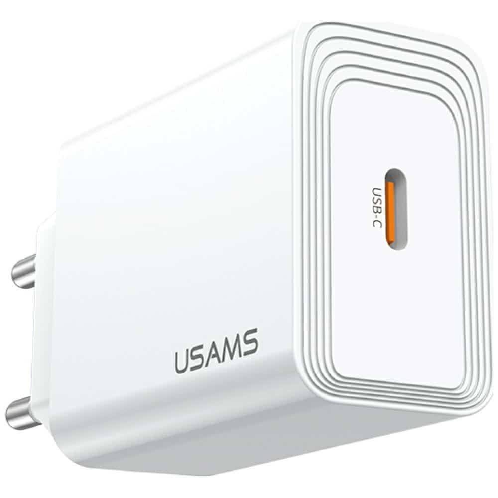 Φορτιστής τοίχου USAMS T69 20W USB-C λευκό - Image 2