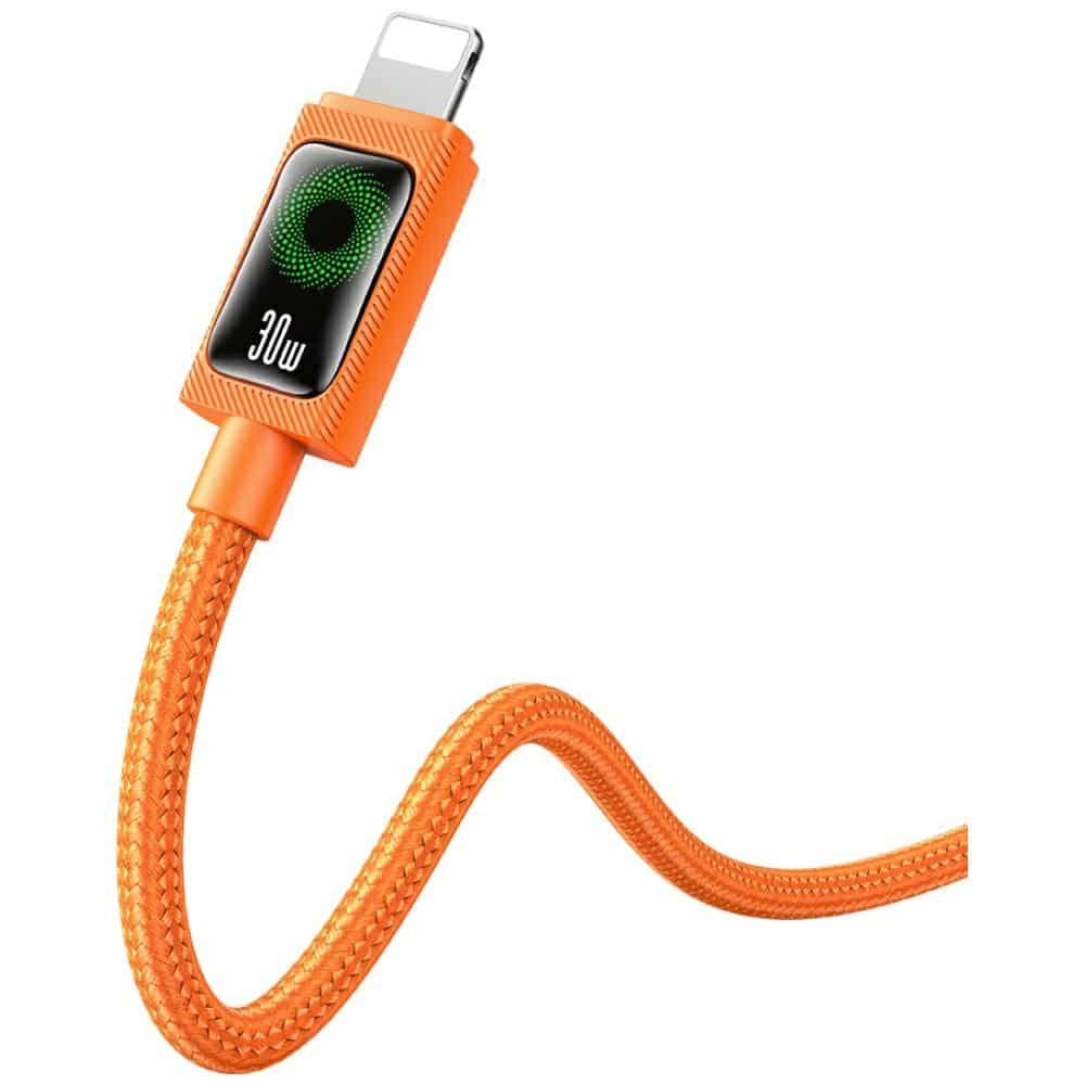 Καλώδιο USAMS SJ774 PD 30W USB-C/Lightning 1,2m πορτοκαλί - Image 7
