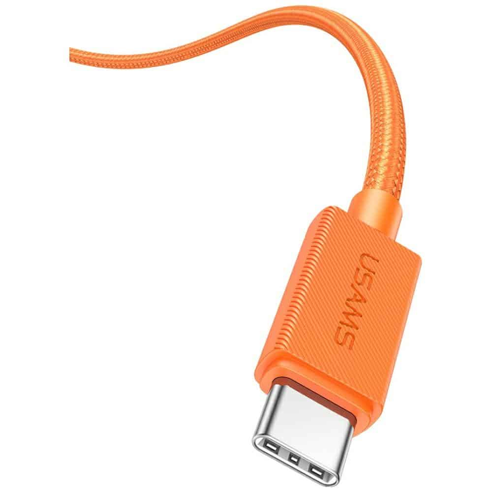 Καλώδιο USAMS SJ774 PD 30W USB-C/Lightning 1,2m πορτοκαλί - Image 2