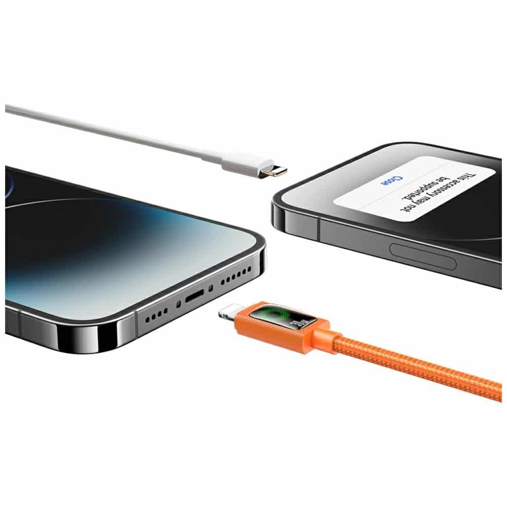 Καλώδιο USAMS SJ774 PD 30W USB-C/Lightning 1,2m πορτοκαλί - Image 4
