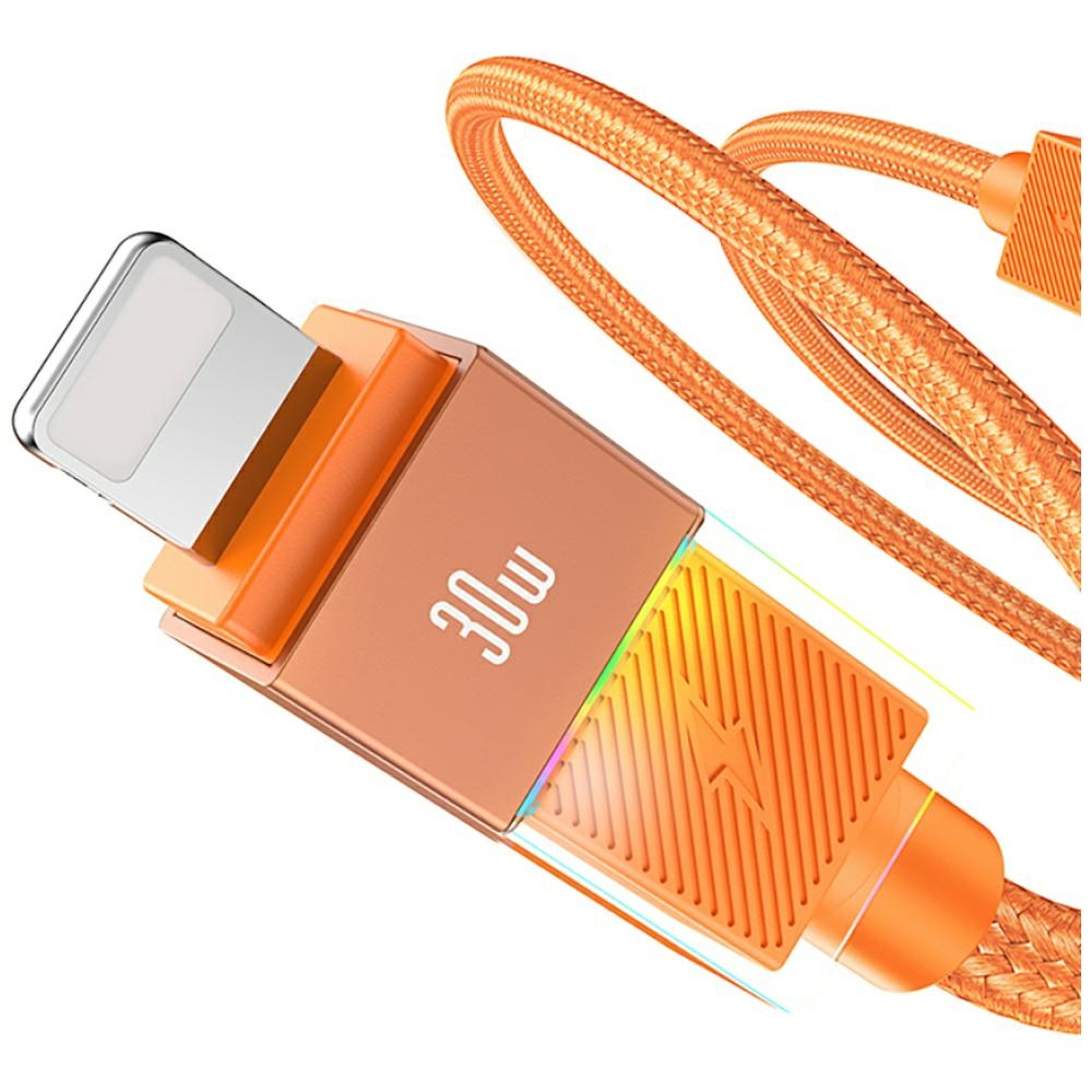 Καλώδιο USAMS SJ776 PD 30W USB-C/Lightning 1,2m αμαύρωμα - Image 4