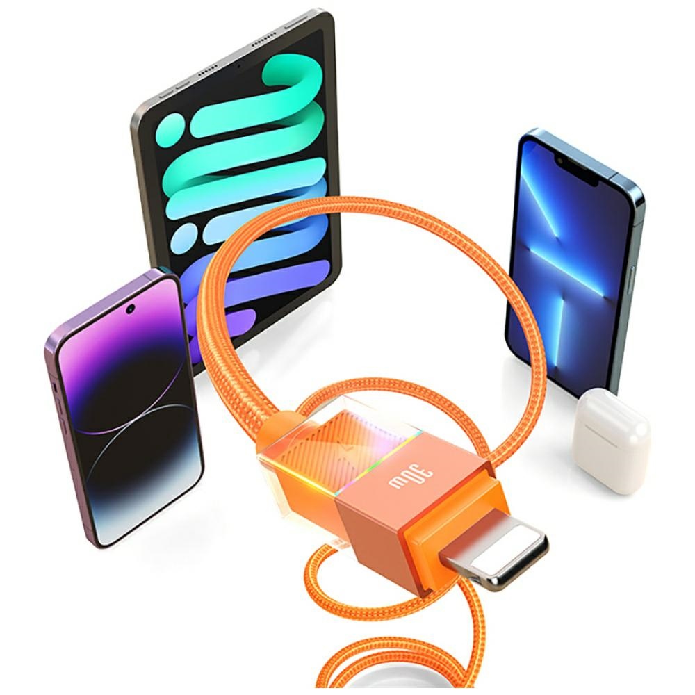Καλώδιο USAMS SJ776 PD 30W USB-C/Lightning 1,2m αμαύρωμα - Image 5