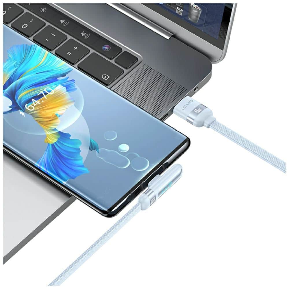 Καλώδιο USAMS US-SJ651 USB-A/USB-C λευκό - Image 4