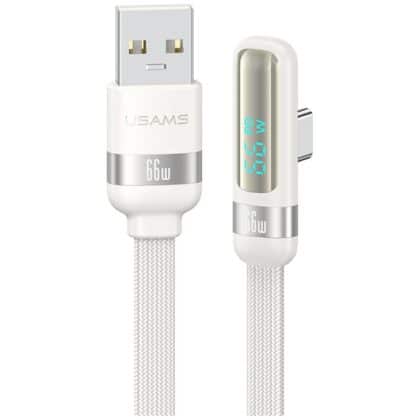 Καλώδιο USAMS US-SJ651 USB-A/USB-C λευκό