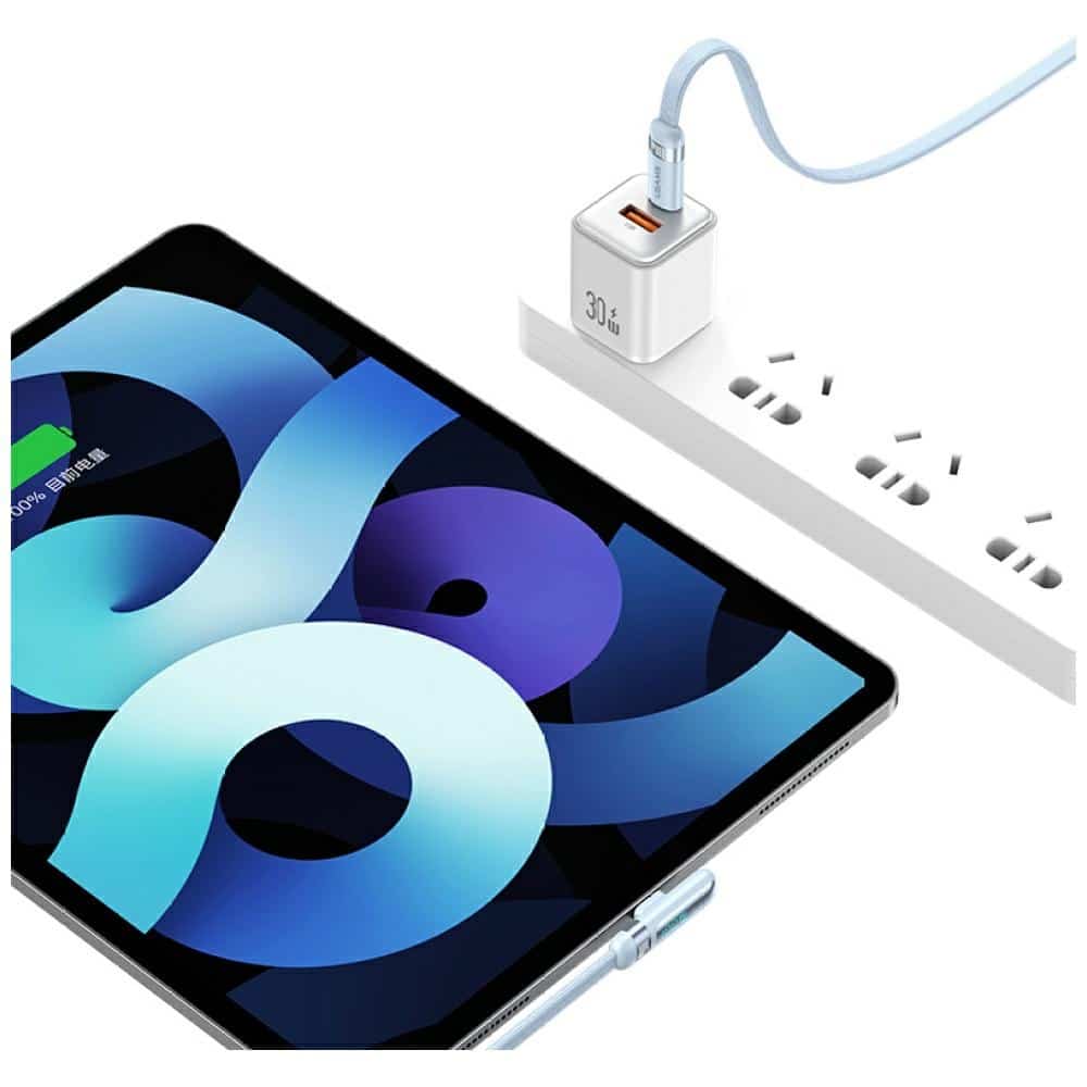 Καλώδιο USAMS US-SJ653 PD 100W USB-C/USB-C λευκό - Image 4