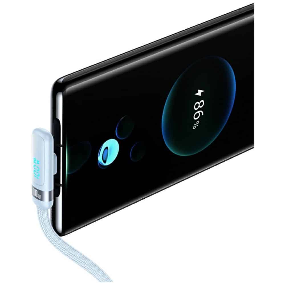 Καλώδιο USAMS US-SJ653 PD 100W USB-C/USB-C λευκό - Image 5