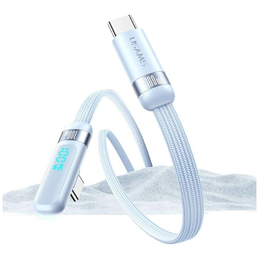 Καλώδιο USAMS US-SJ653 PD 100W USB-C/USB-C μωβ - Image 3
