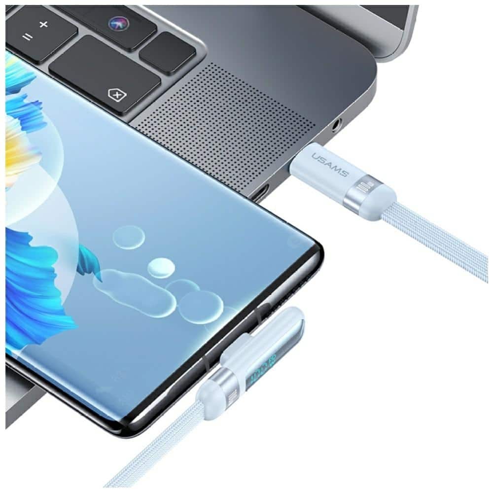 Καλώδιο USAMS US-SJ653 PD 100W USB-C/USB-C μωβ - Image 6
