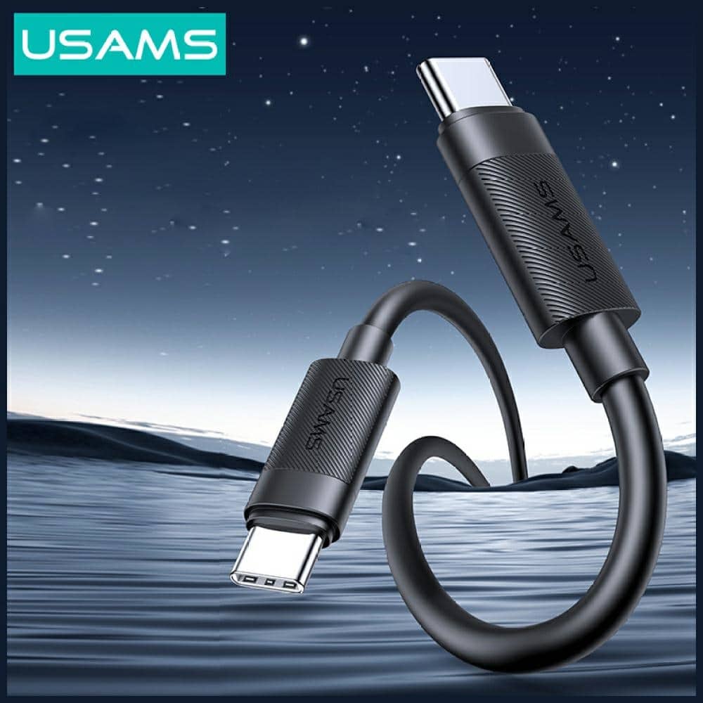 Καλώδιο USAMS U94 60W USB-C σε USB-C 1m μαύρο - Image 3