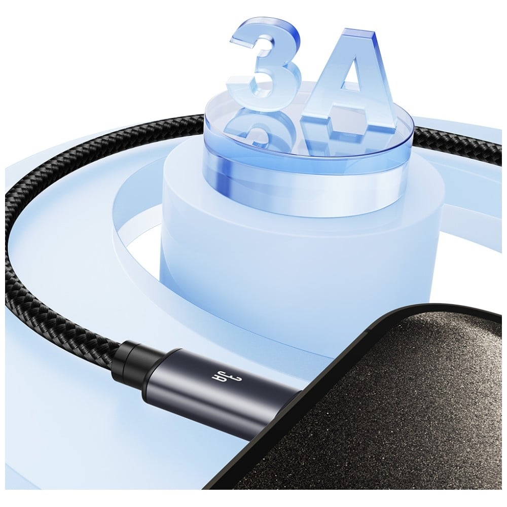 Καλώδιο USAMS U91 18W USB-C σε USB-A 1m αμαύρωση - Image 4