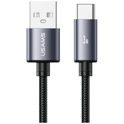 Καλώδιο USAMS U91 18W USB-C σε USB-A 1m αμαύρωση