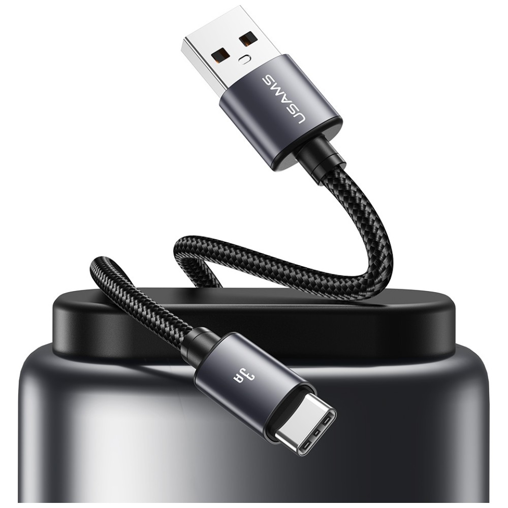 Καλώδιο USAMS U91 18W USB-C σε USB-A 1m αμαύρωση - Image 2