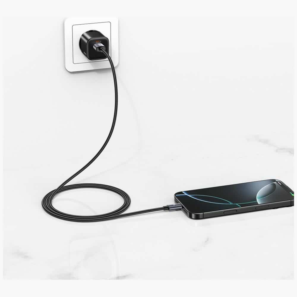 Καλώδιο USAMS U91 18W USB-C σε USB-A 1m αμαύρωση - Image 3