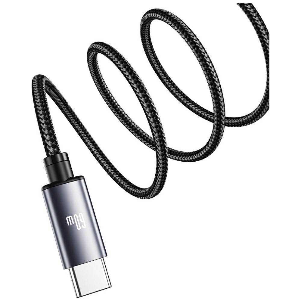 Καλώδιο USAMS U91 60W USB-C σε USB-C 1m αμαύρωση - Image 4