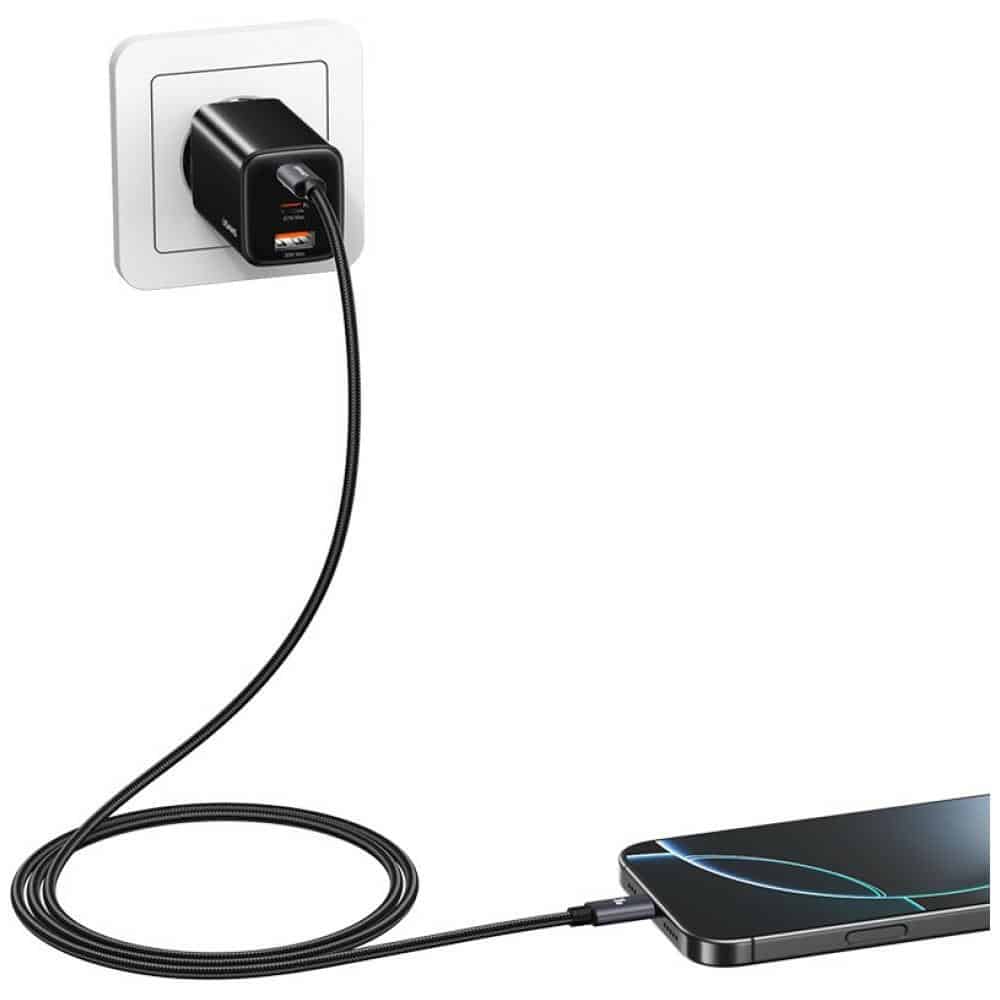 Καλώδιο USAMS U91 30W USB-C σε Lightning 1m για αμαύρωση - Image 2