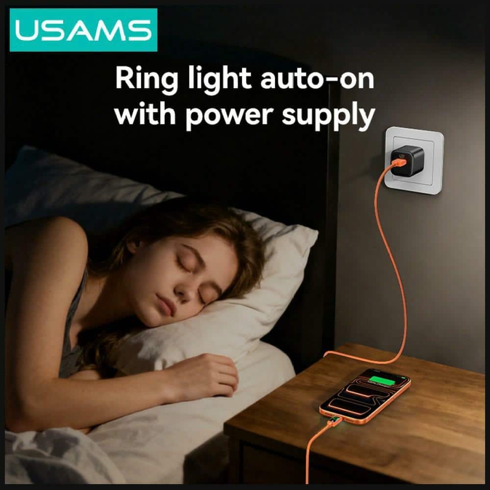 Καλώδιο USAMS U92 18W USB-C σε USB-A 1,2m μαύρο - Image 5
