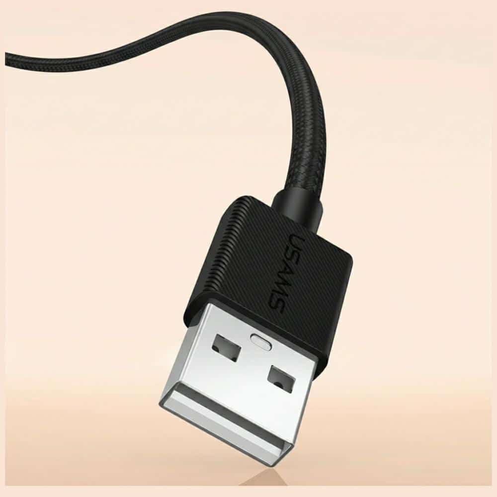 Καλώδιο USAMS U92 18W USB-C σε USB-A 1,2m μαύρο - Image 2