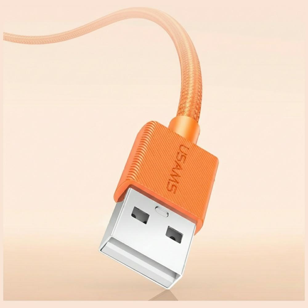 Καλώδιο USAMS U92 18W USB-C σε USB-A 1,2m πορτοκαλί - Image 2