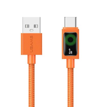 Καλώδιο USAMS U92 18W USB-C σε USB-A 1,2m πορτοκαλί