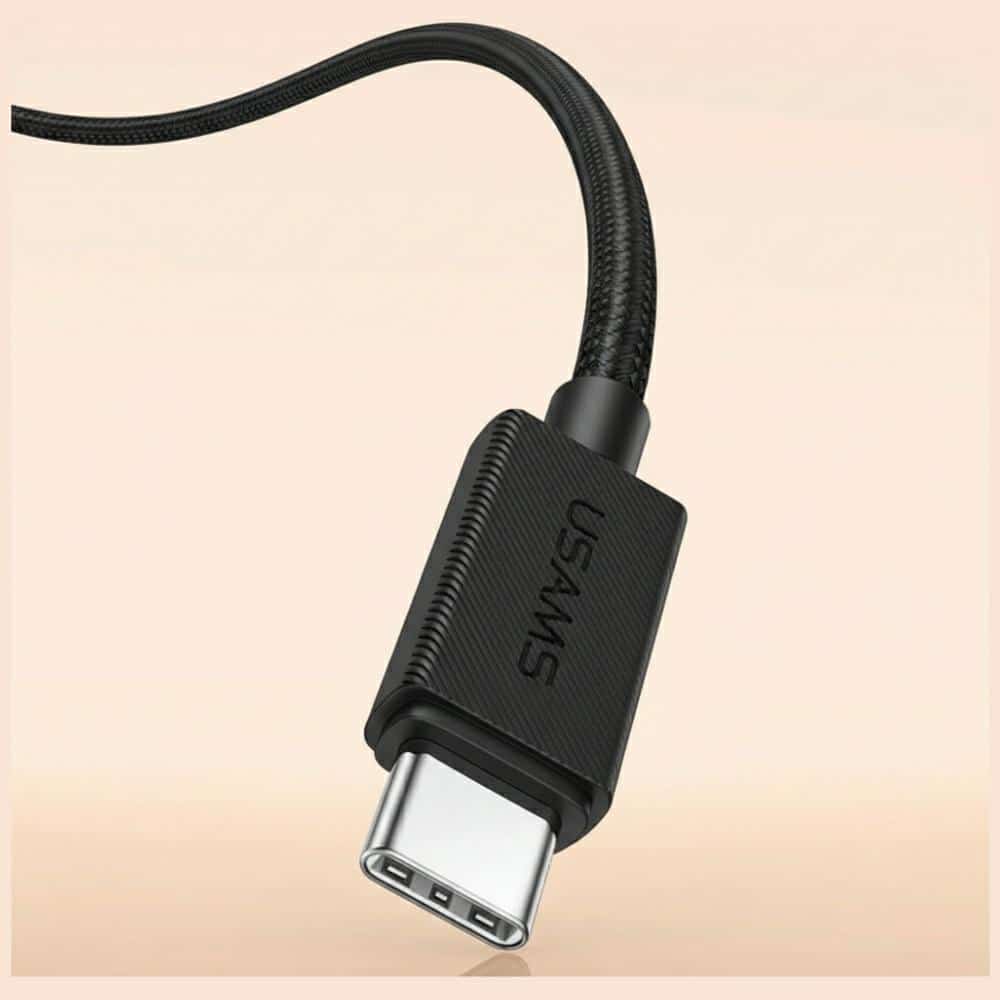 Καλώδιο USAMS U92 60W USB-C σε USB-C 1,2m μαύρο - Image 2