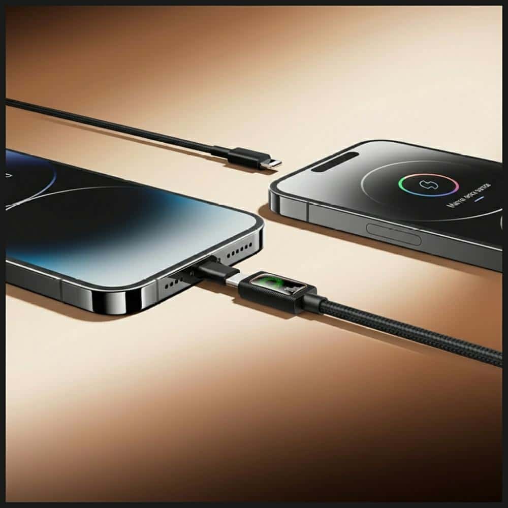 Καλώδιο USAMS U92 30W USB-C σε Lightning 1,2m μαύρο - Image 2