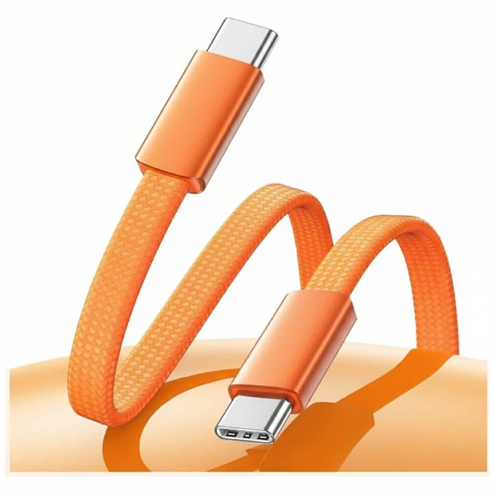 Καλώδιο USAMS U96 60W USB-C σε USB-C 1,2m πορτοκαλί - Image 3