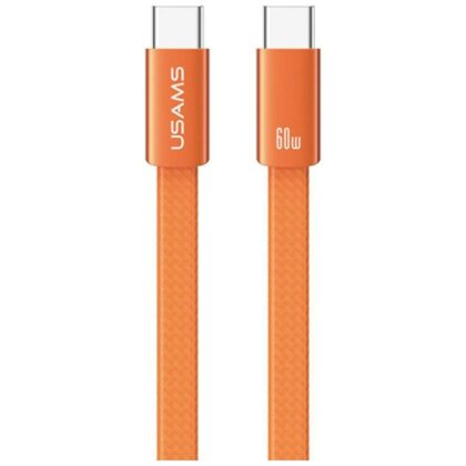 Καλώδιο USAMS U96 60W USB-C σε USB-C 1,2m πορτοκαλί