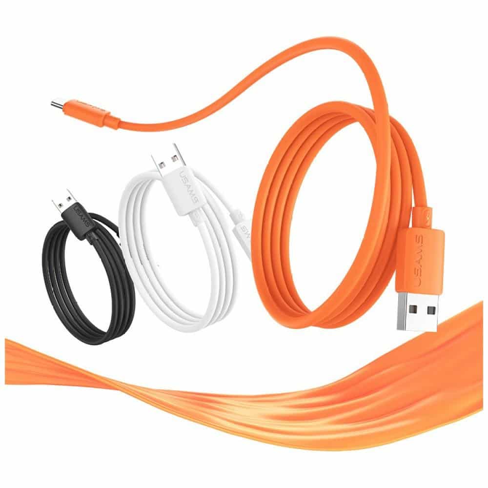 Καλώδιο USAMS U98 3A Σιλικόνης Γρήγορης Φόρτισης USB-C μαύρο - Image 4