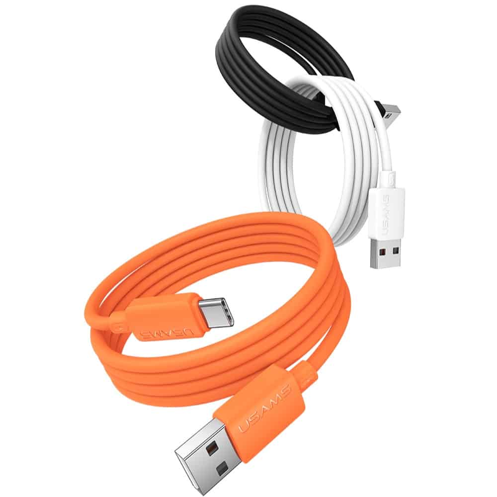 Καλώδιο USAMS U98 3A Σιλικόνης Γρήγορης Φόρτισης USB-C μαύρο - Image 2