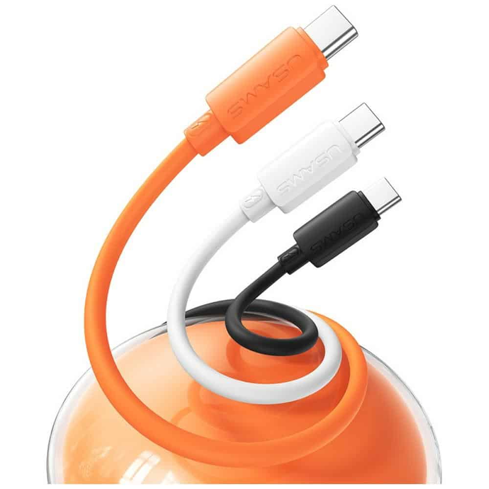 Καλώδιο USAMS U98 3A Σιλικόνης Γρήγορης Φόρτισης USB-C μαύρο - Image 3