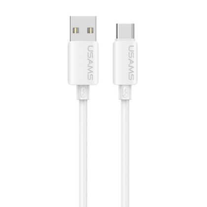 Καλώδιο USAMS U98 3A Σιλικόνης Γρήγορης Φόρτισης USB-C λευκό
