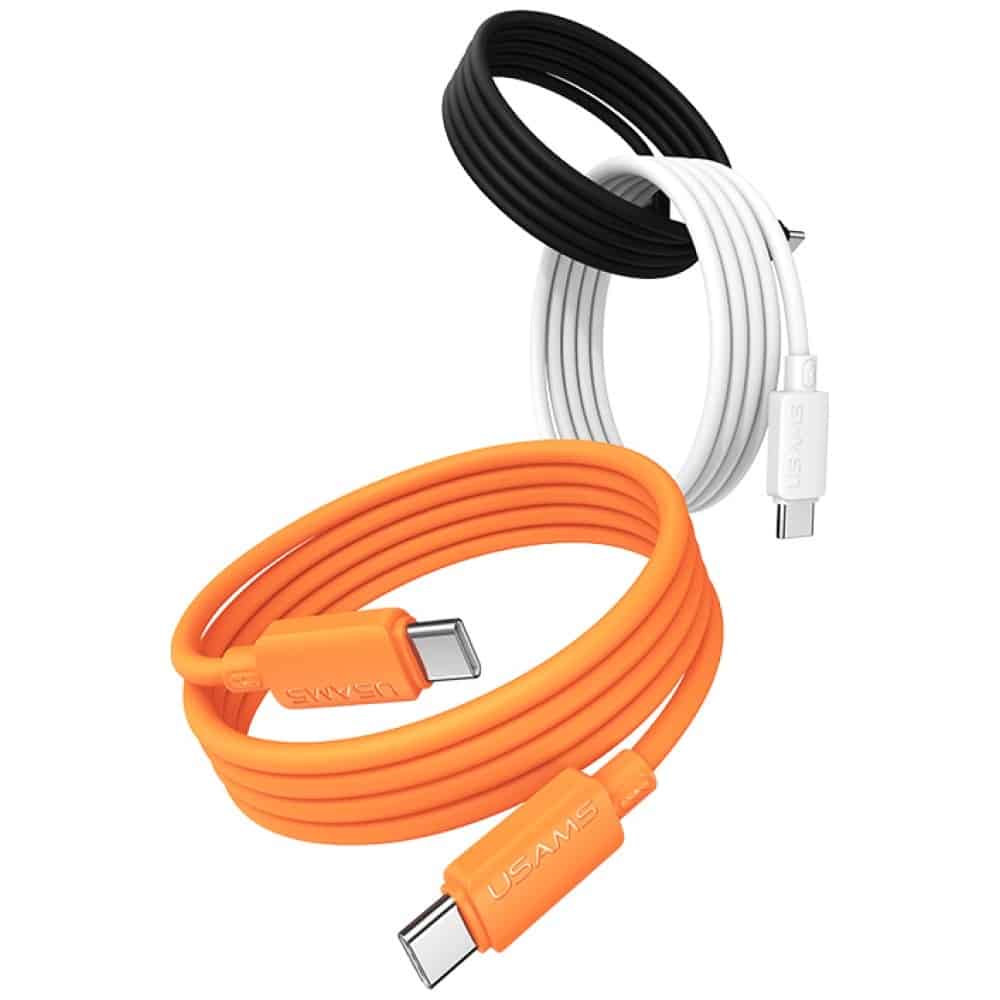 Καλώδιο USAMS U98 60W 3A Σιλικόνης Γρήγορης Φόρτισης USB-C σε USB-C μαύρο - Image 10