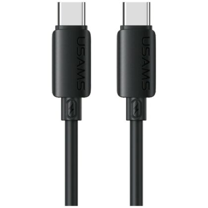 Καλώδιο USAMS U98 30W 3A Σιλικόνης Γρήγορης Φόρτισης USB-C σε Lightning μαύρο