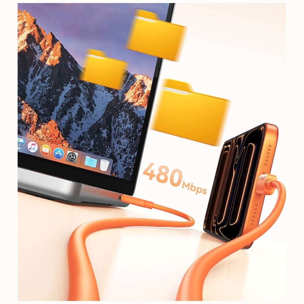 Καλώδιο USAMS U98 30W 3A Σιλικόνης Γρήγορης Φόρτισης USB-C σε Lightning λευκό - Image 9