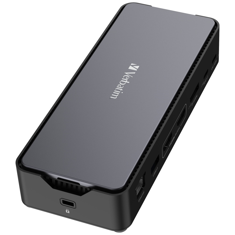 Προσαρμογέας Verbatim σταθμός σύνδεσης USB-C Pro 15 σε 1 2xHDMI/1xRJ45/4xUSB-A/3xUSB-C/1xSD/1xmicroSD/1xAudi - Image 5