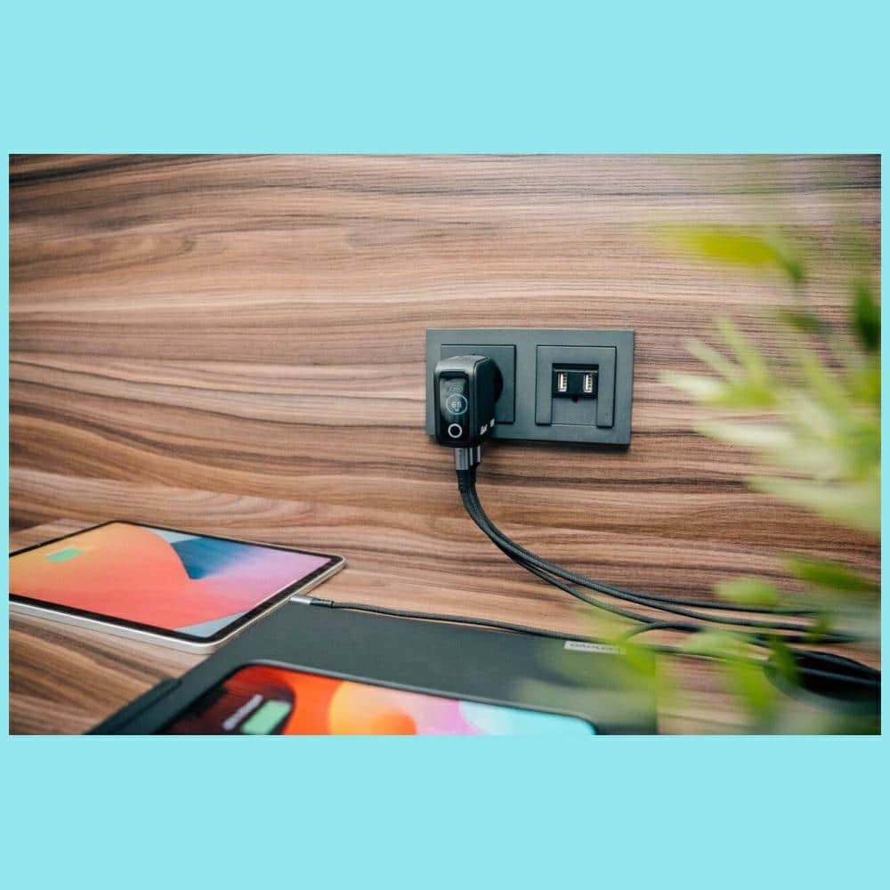 Φορτιστής δικτύου Verbatim Mini GaN 65W 2xUSB-C PD/1x USB-A QC προσαρμογέας EU/UK/USA μαύρος 30238 - Image 4