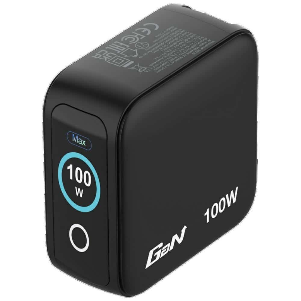 Φορτιστής δικτύου Verbatim Mini GaN 100W 2xUSB-C PD/1x USB-A QC προσαρμογέας EU/UK/USA μαύρος 30239 - Image 2
