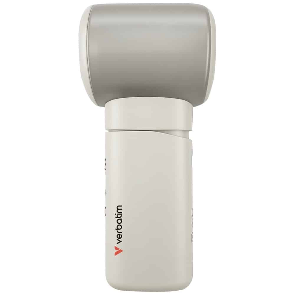 Φορητός ανεμιστήρας Verbatim Cool `n` Go Aqua Breeze λευκό ασημί 32344 - Image 3