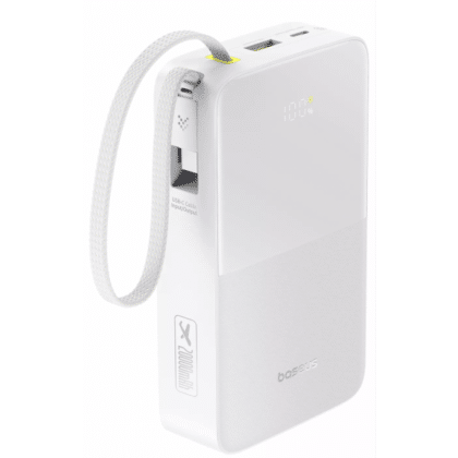 Powerbank Baseus EnerFill Bipow2 Pro, 20000mAh, 22.5W, QC + PD, Λευκό E0027700