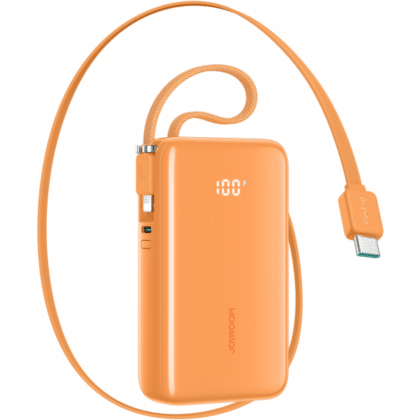 Joyroom JR-PR2L Powerbank, 10000mAh, 35W, QC + PD, Πορτοκαλί