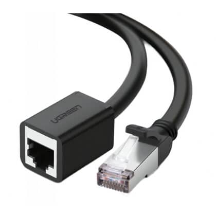 UGREEN NW112 Καλώδιο Επέκτασης Ethernet, RJ45 - RJ45, 2m, Μαύρο
