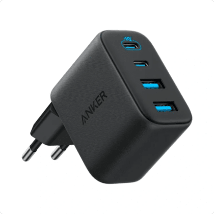 Anker Zolo Φορτιστής Τοίχου, 50W, 3A, 2 x USB-A, 2 x USB-C, Μαύρος