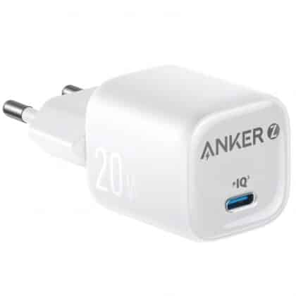 Anker Zolo Φορτιστής Τοίχου, 20W, 3A, 1 x USB-C, Λευκός