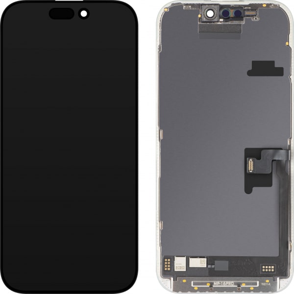 MP Μονάδα Οθόνης LCD για Apple iPhone 16 Pro, Έκδοση Διαγνωστικού Ελέγχου Soft OLED FHD, Aftermarket, Μαύρη - Image 2