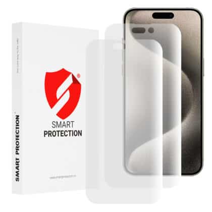 Smart Protection iPhone 15 Pro Max Premium Classic, Διάφανο (2 Τεμάχια)